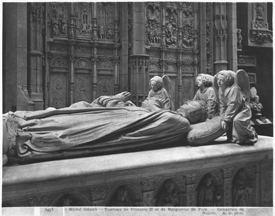 Nantes, St. Peter and St. Paul Cathedral, Tomb of Francis II, Duke of Brittany and Marguerite of Foix, 1502-07 (detail) by Michel Colombe